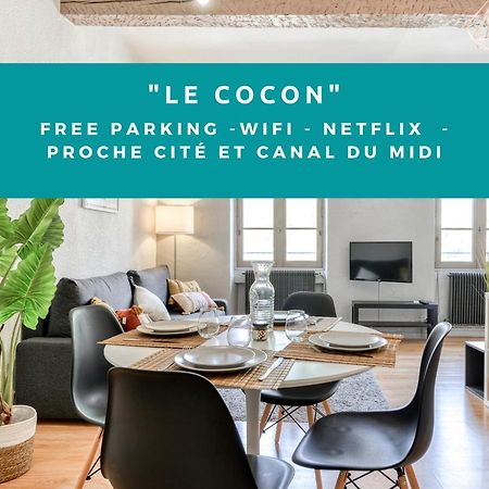 Le Cocon / Free Parking / Wifi / Netflix Apartment Carcassonne Ngoại thất bức ảnh