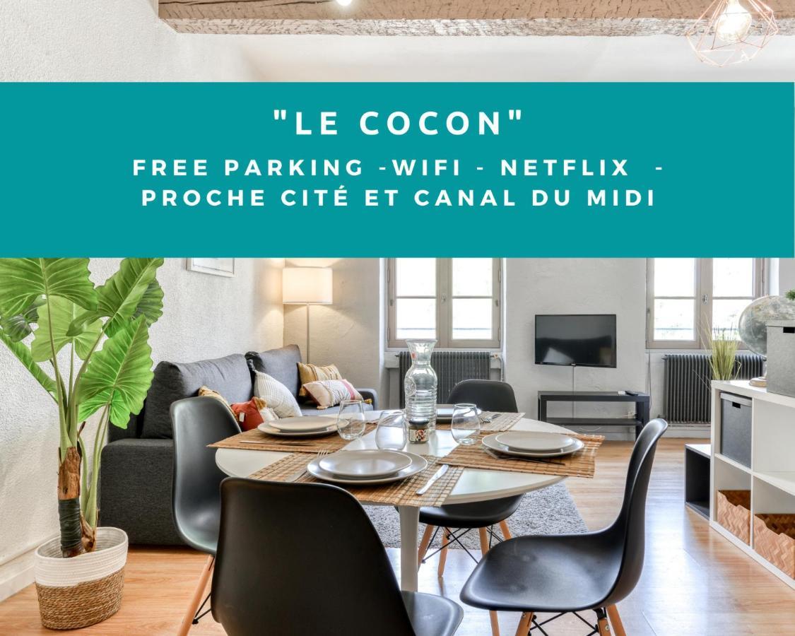 Le Cocon / Free Parking / Wifi / Netflix Apartment Carcassonne Ngoại thất bức ảnh